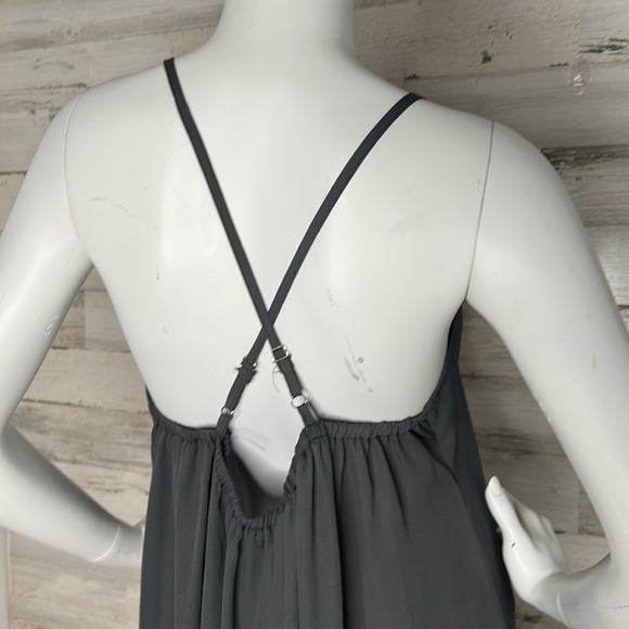 Sheer gray high low dress - Picture 7 of 8